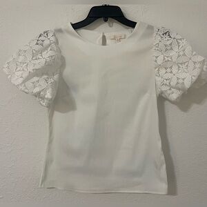 Women's Puff Sleeve Lace Blouse